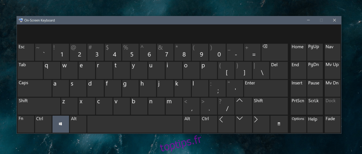 Comment épingler le clavier à l écran sur Windows toptips fr Hot Sex Picture