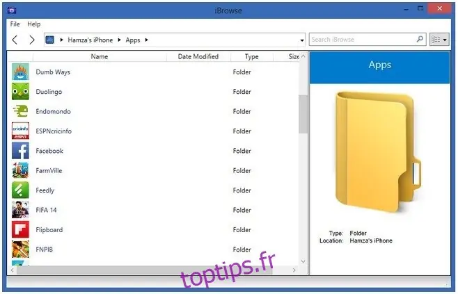 Applications iBrowse