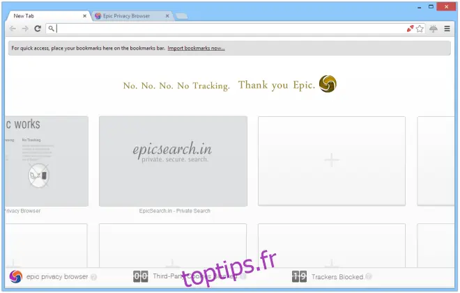 Nouvel onglet - Epic