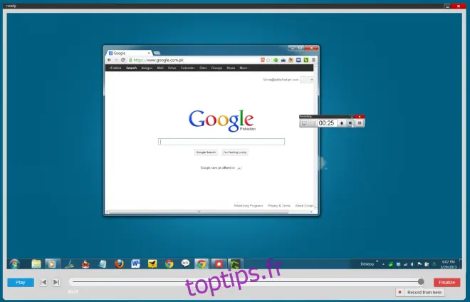 screenbird enregistré