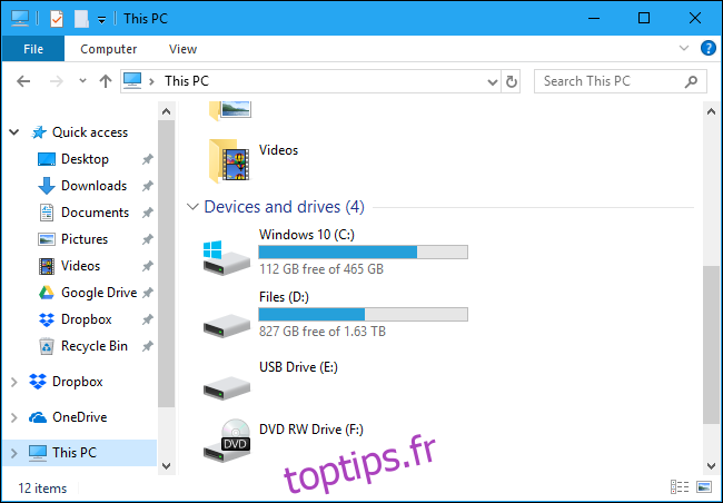 Obtenez de l’aide avec l’Explorateur de fichiers sur Windows 10