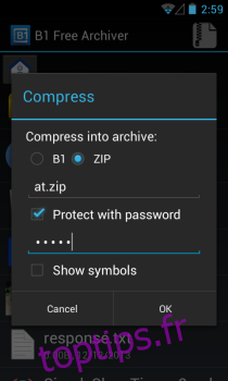 B1 Format Archiver_Comrpess gratuit