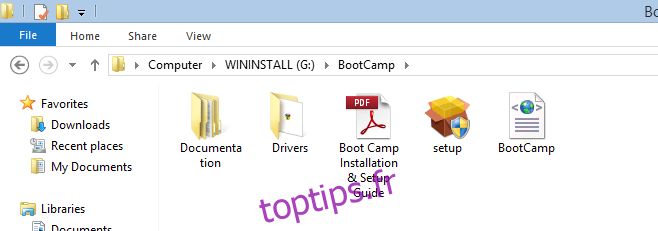 BootcampWindowsCapture d'écran