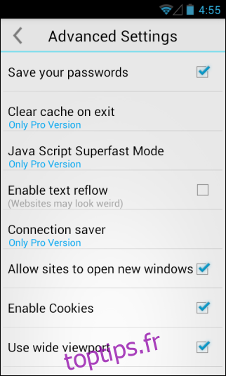 Now Browser_Advanced Setting