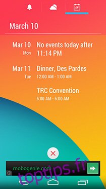 AlarmPad-onglet-événements-calendrier-Android