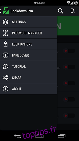 Lockdown Pro pour Android 05