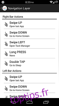 Couche de navigation pour Android 5