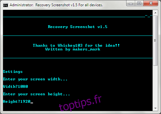 Capture d'écran de récupération Android pour Windows 03
