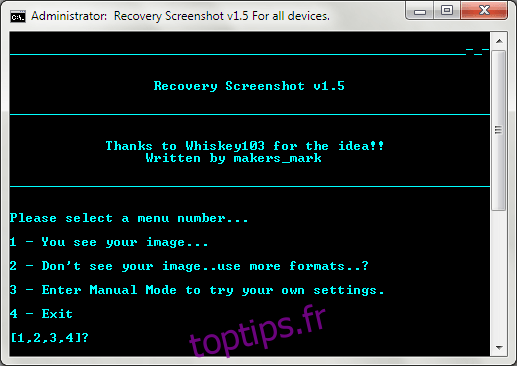Capture d'écran de récupération Android pour Windows 06