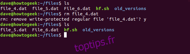 Comment supprimer des fichiers et des répertoires dans le terminal Linux