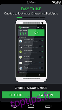 Lockdown Pro pour Android 01