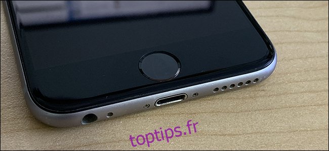 Touch ID sur l'iPhone 6