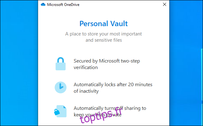 Comment utiliser le «coffre-fort personnel» de OneDrive pour sécuriser vos fichiers