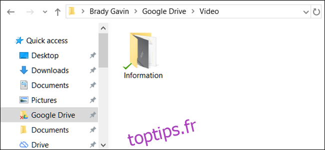 Un dossier copié dans un nouveau dossier de destination sur l'Explorateur de fichiers Windows.
