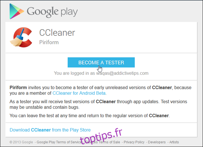 CCleaner pour Android_Become Tester