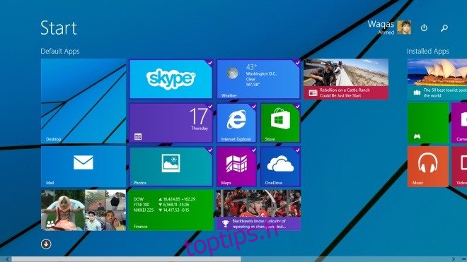 Écran de démarrage Windows 8.1 mise à jour 1_Multiple