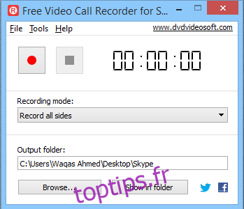 Enregistreur d'appel vidéo gratuit pour Skype_Video Call