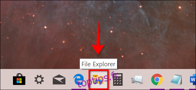 Ouvrez l'Explorateur de fichiers dans Windows 10