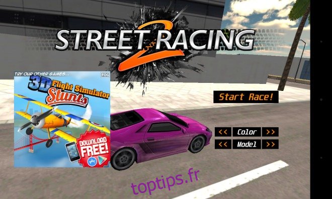 Street Racing 2_Menu principal