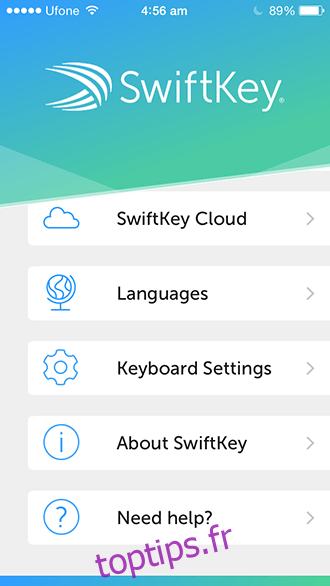 SwiftKey iOS - Configuration