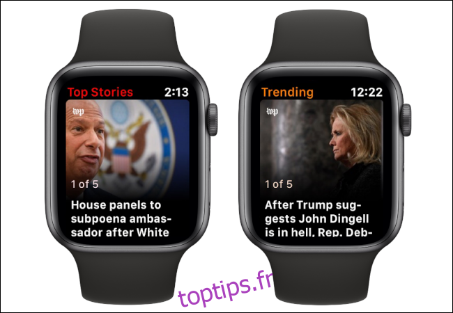 Apple Watch Top Stories Tending News