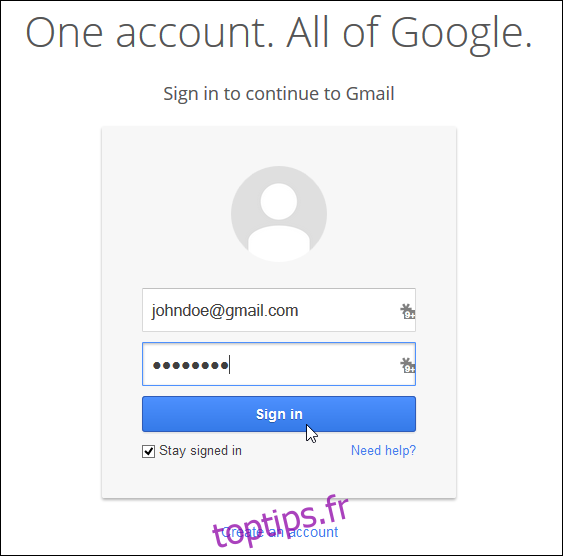 Désactiver le nouvel e-mail de Gmail via Google Option_Step1