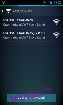 AVG Wifi Assistant_Ajouter un nouveau réseau