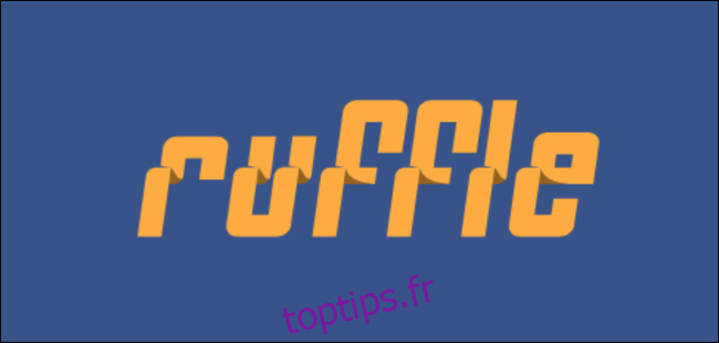 Le logo Ruffle.