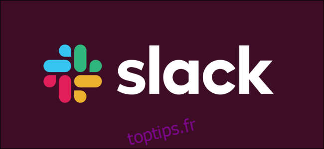 Le logo Slack.