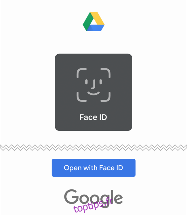 Google Drive utilisera désormais Face ID ou Touch ID pour s'authentifier