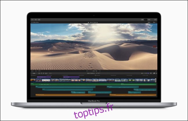 Montage vidéo MacBook Pro 13 pouces