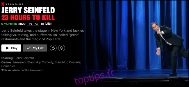 Jerry Seinfeld 23 heures pour tuer