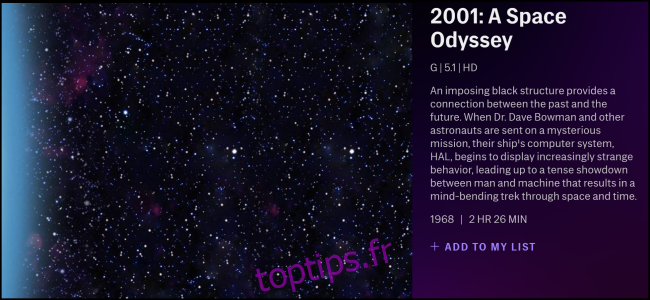 TCM 2001: Une odyssée de l'espace