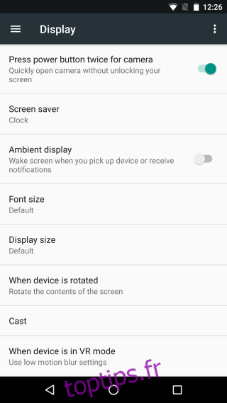 Comment personnaliser la taille d’affichage dans Android 7.0