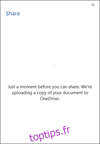 Téléchargement vers OneDrive note