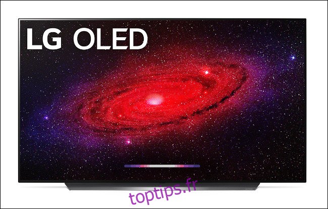 Un téléviseur phare LG CX OLED 2020.