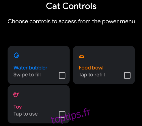 commandes de chat android 11