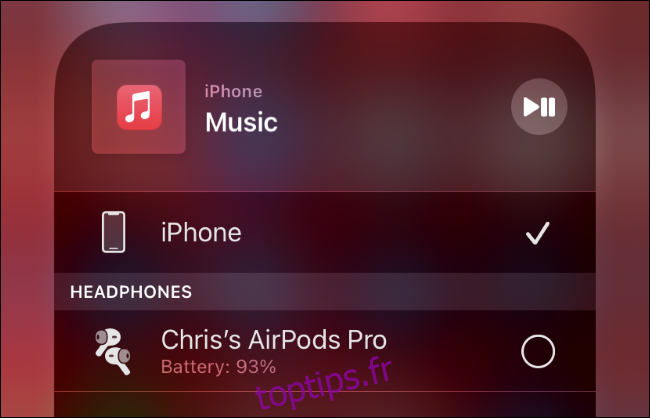 Connecter des AirPod à un iPhone.