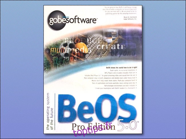 La boîte BeOS 5.0 Pro Edition.