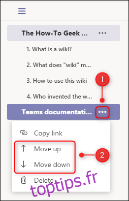 Comment utiliser le wiki intégré de Microsoft Teams  toptips.fr