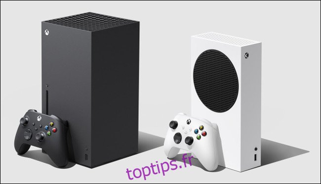 Les Xbox Series X et Series S.