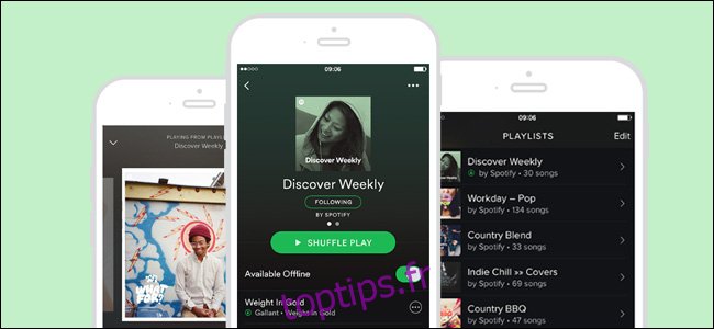 Découvrez la playlist hebdomadaire Spotify