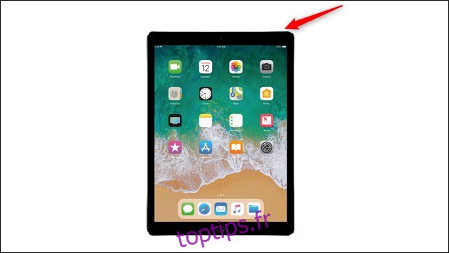 Bouton d'alimentation Apple iPad Pro 2017