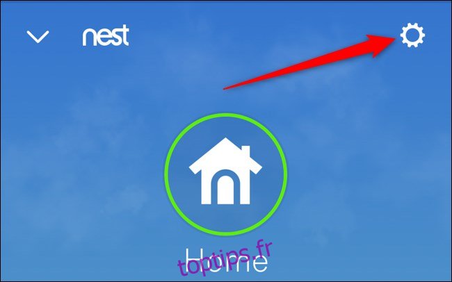 Équipement de réglage Nest App Select