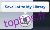 Bouton de la bibliothèque Les Sims 4