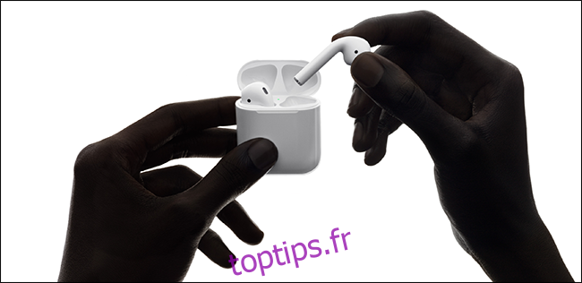 AirPods d'Apple.