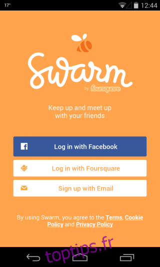 Swarm_S'inscrire