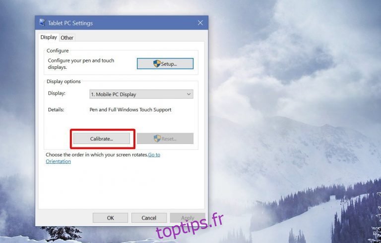 comment calibrer son écran windows 10