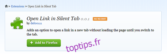 Silent Tab __ Add-ons pour Firefox
