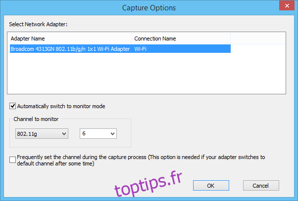 Options WifiChannelMonitor_Capture